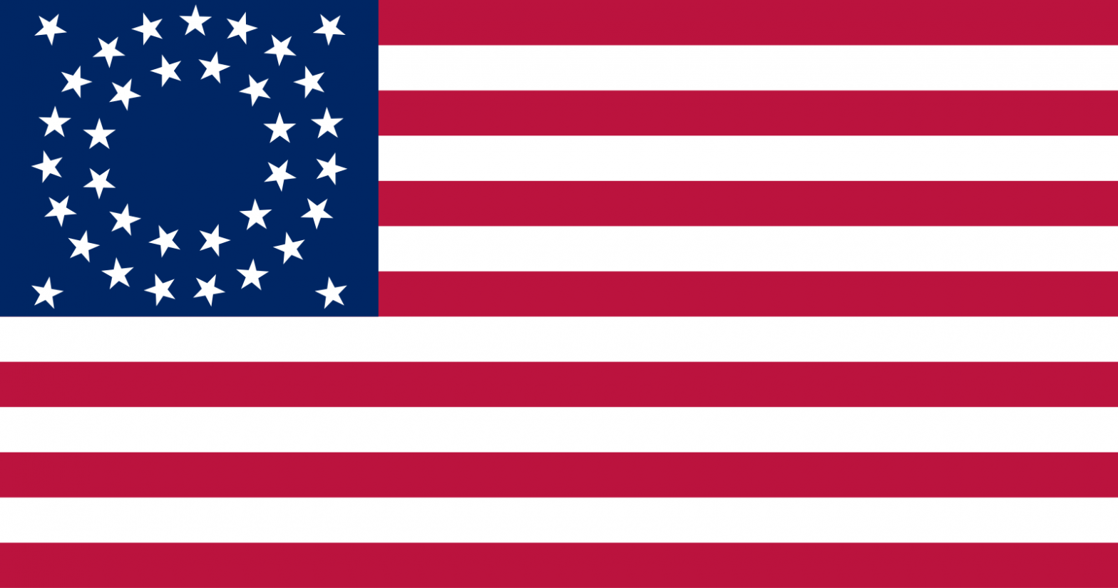 A 35-star version of the US Flag